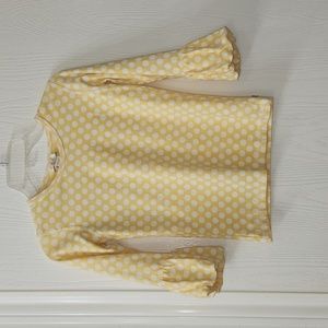 Matilda Jane Girls Soft Sunshine Puffer Sleeve Top.  Size 8.
